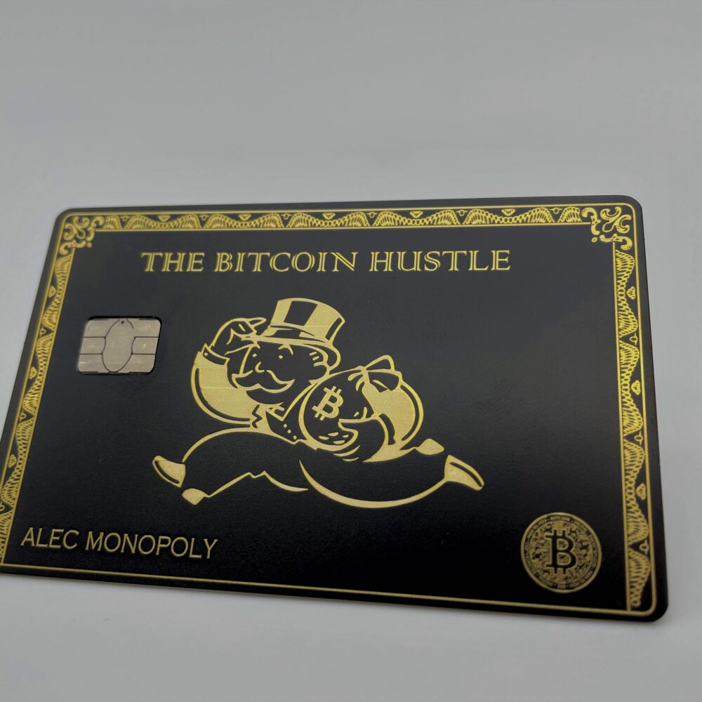 Alec Monopoly Bitcoin Hustle – Custom Card