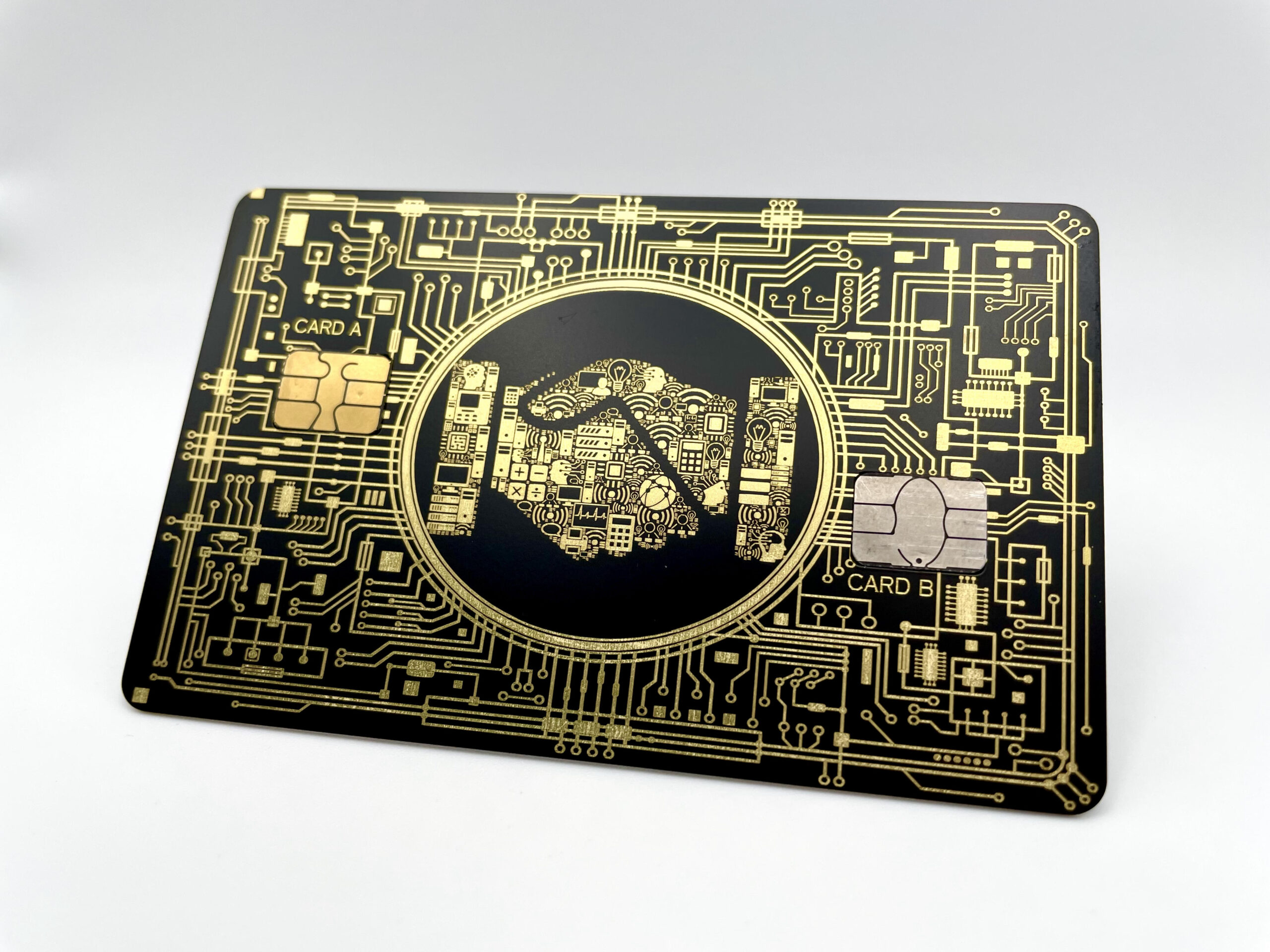 Dual Chip Card Supreme & LV Pattern – Custom Card