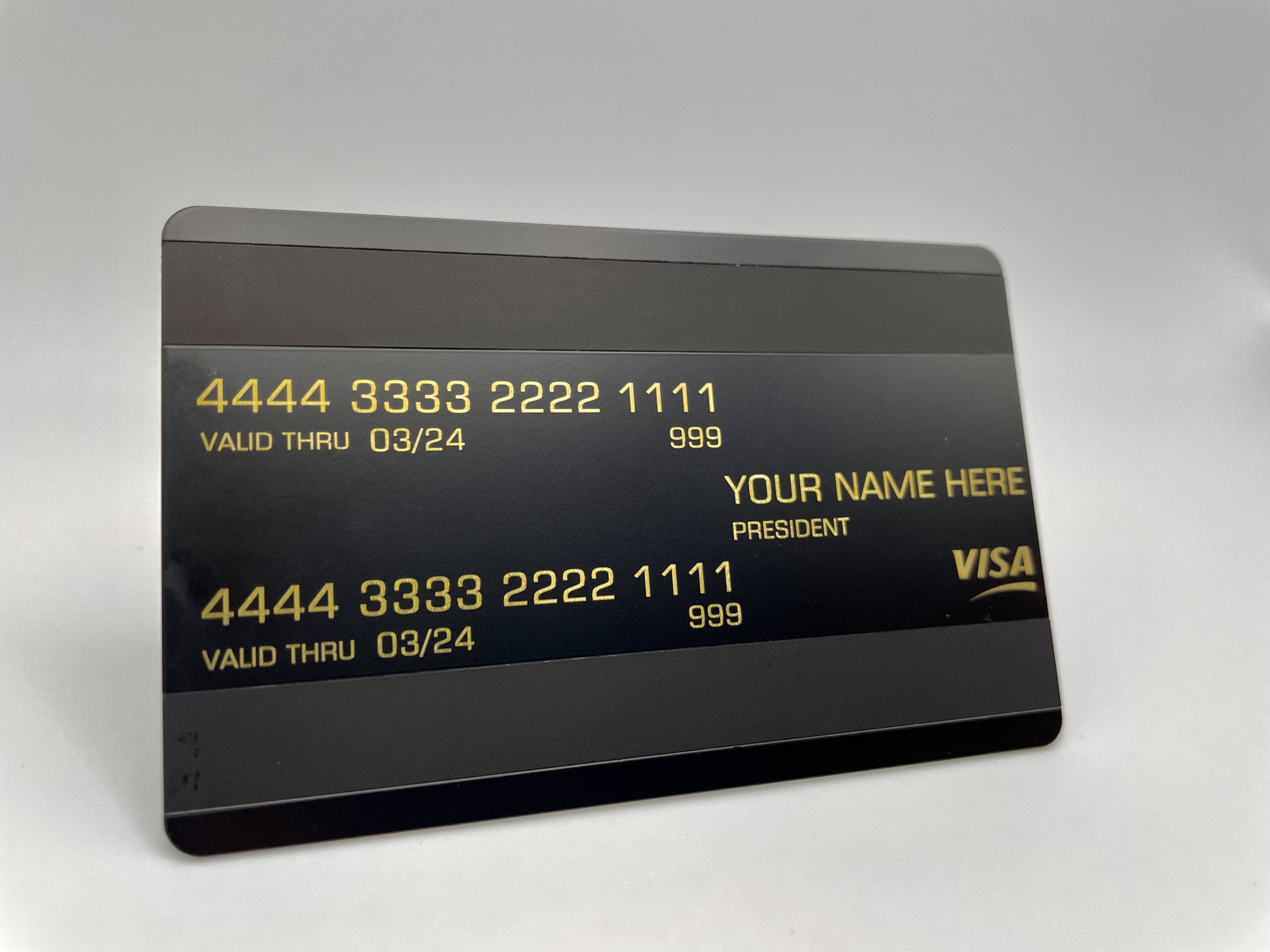 Dual Chip Card Supreme & LV Pattern – Custom Card